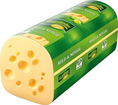 CHEESE GRUENLAENDER MILD AND NUTTY 2.9kg