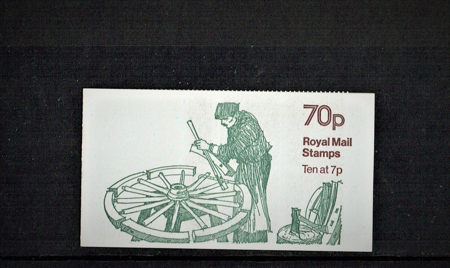 GB QUEEN ELIZABETH II 1977 COUNTRY CRAFTS SERIES STAMPS BOOKLET SGFD5 MNH