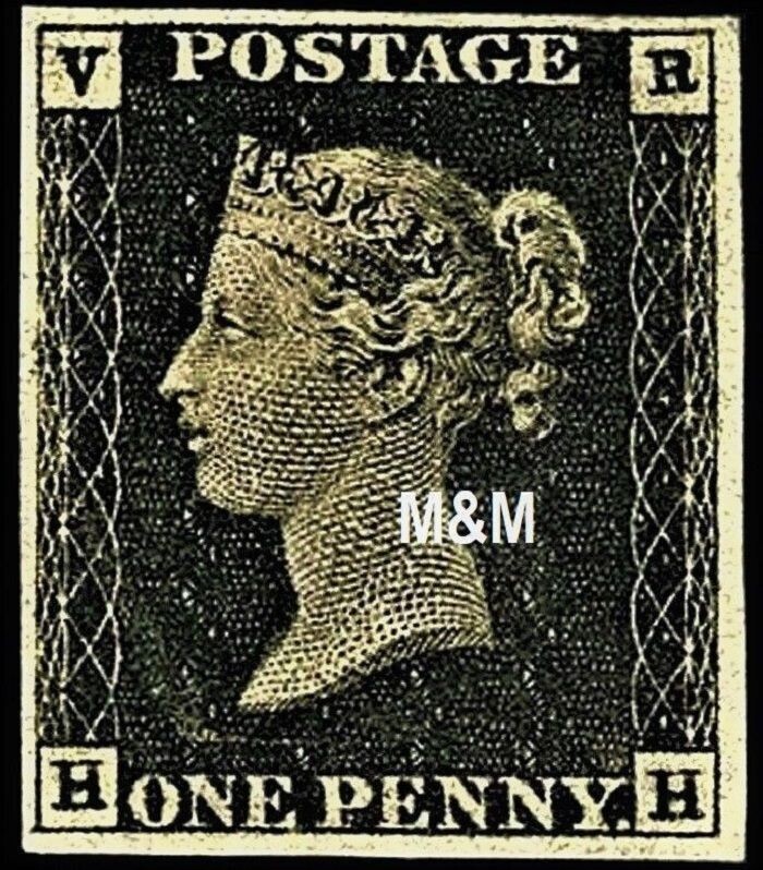 GB QUEEN VICTORIA 1840, 1d BLACK PENNY, Mi.V1, SG V1, V-R, MNH