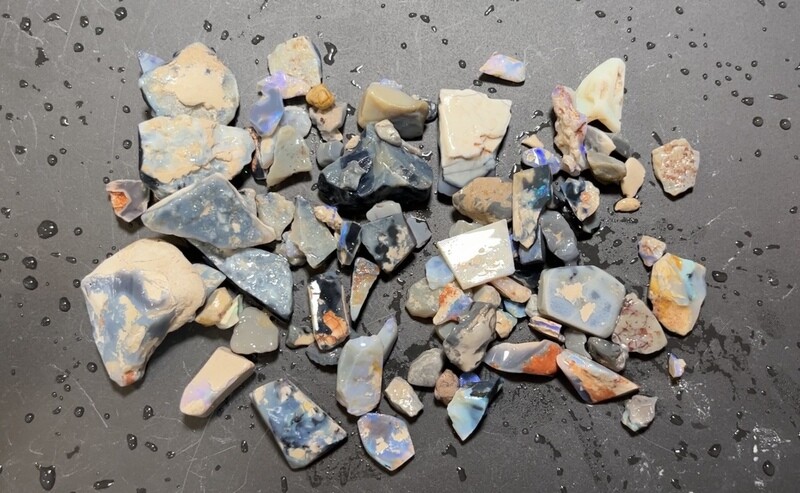 Lightning Ridge Rough Opal parcel 915ct