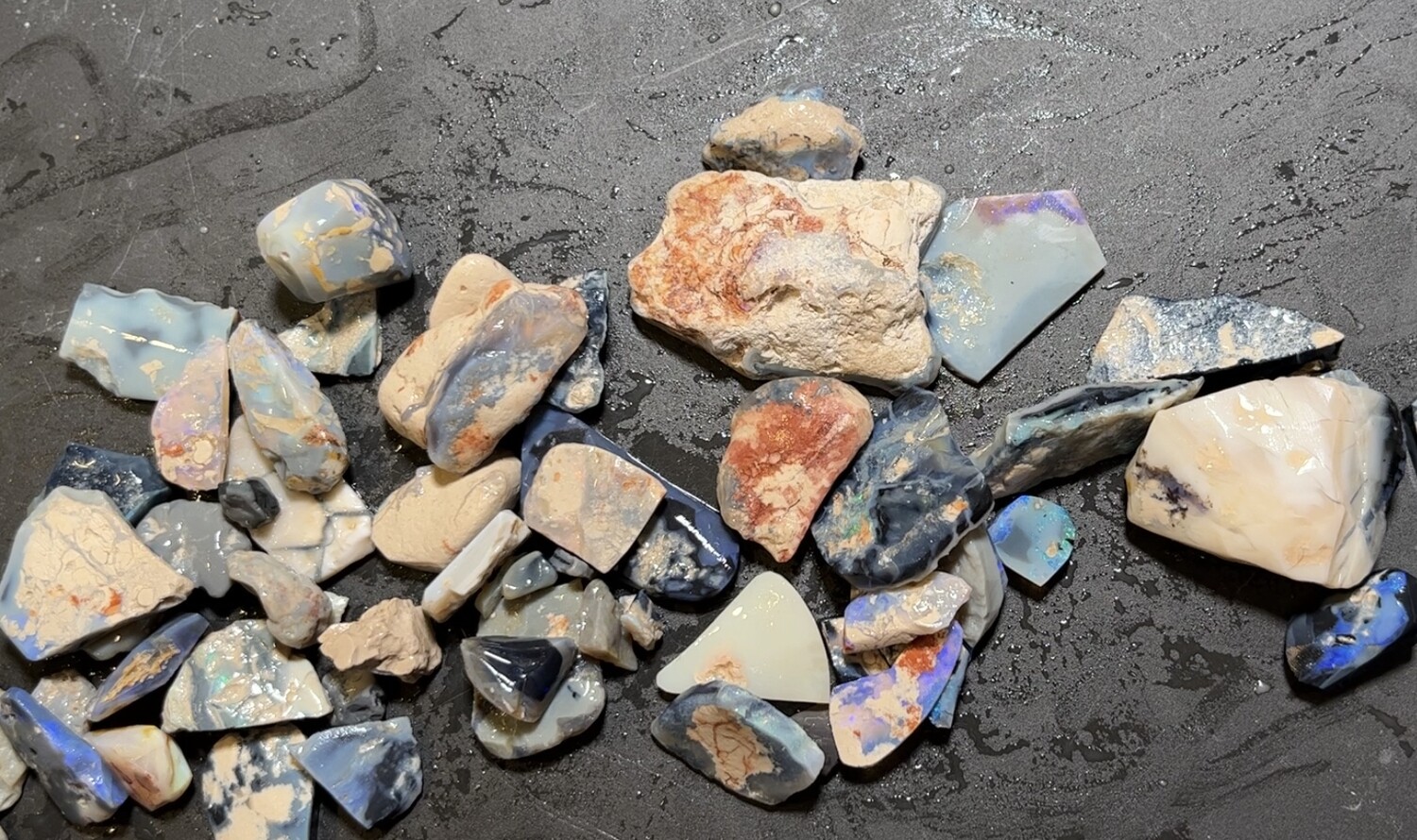 Lightning Ridge Rough Opal parcel 950ct