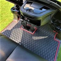 Tapis noir-rouge / Floor mat black-red Précédent/Tempo