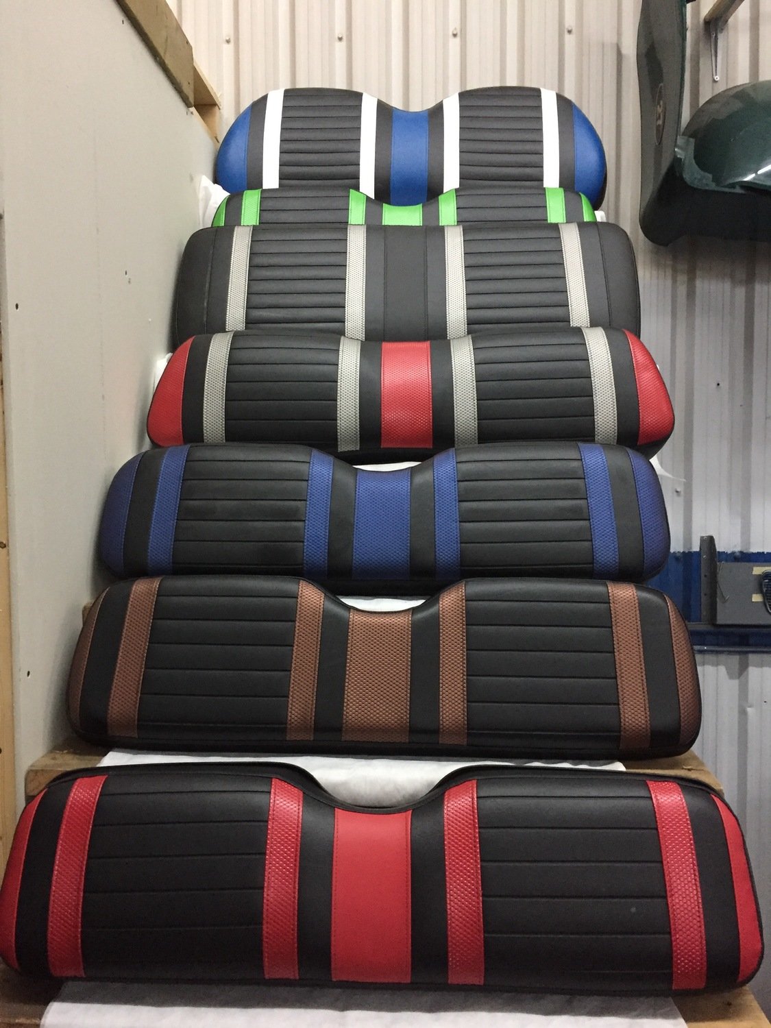 Banc avant couleur / arrière de couleur