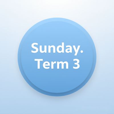 Term 3 fees Sunday