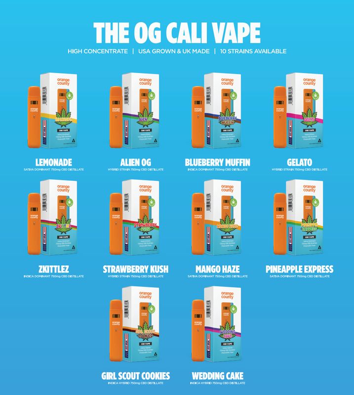 Cali Vape Pen 750mg/g
