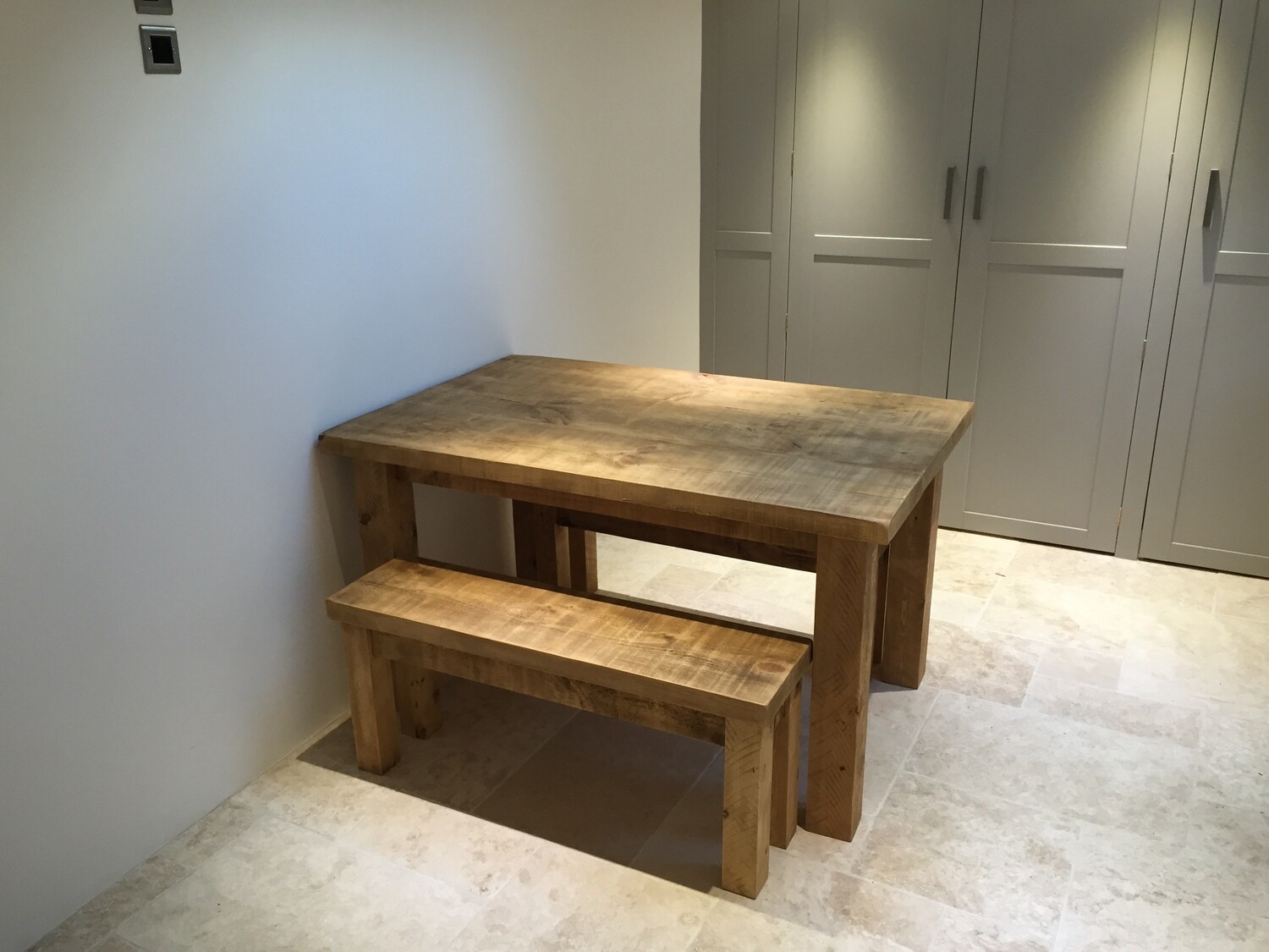 Table and Two Benches