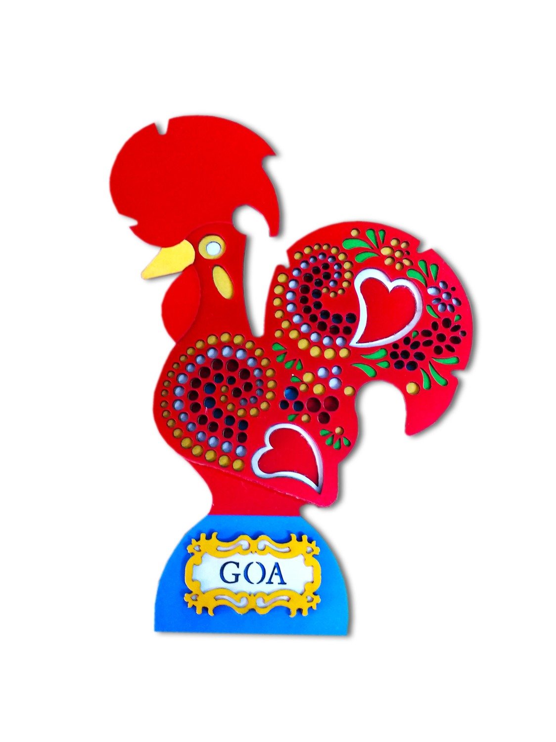 Galo de Goa Rooster_Red Galo de Goa Rooster_Red