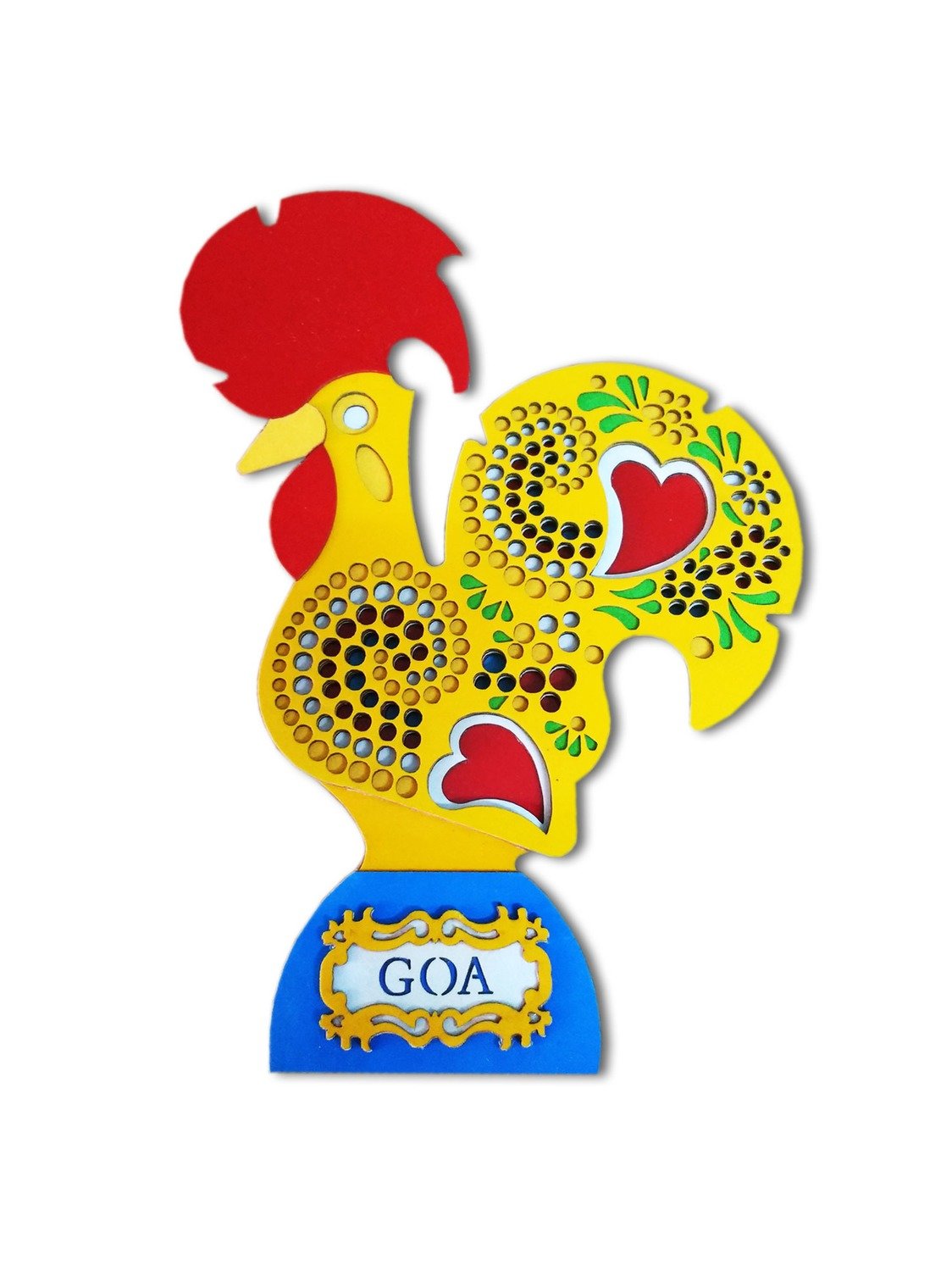 Galo de Goa Rooster_Yellow Galo de Goa Rooster_Yellow