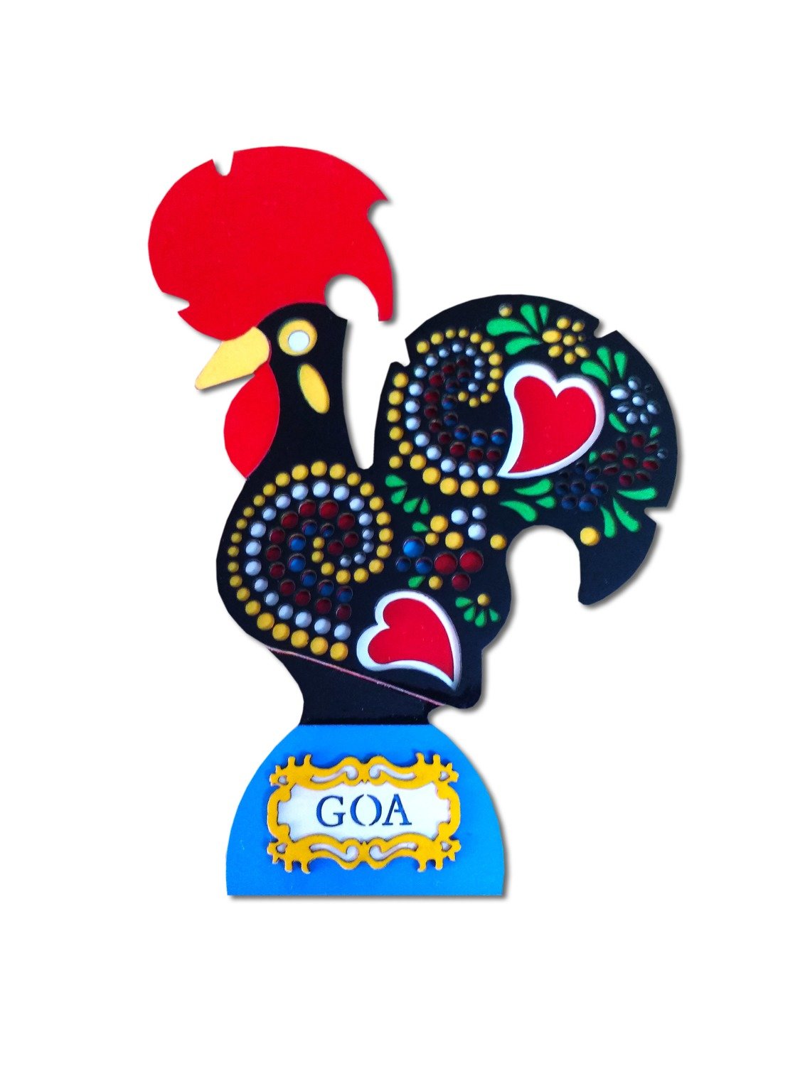 Galo de Goa Rooster_Black Galo de Goa Rooster_Black