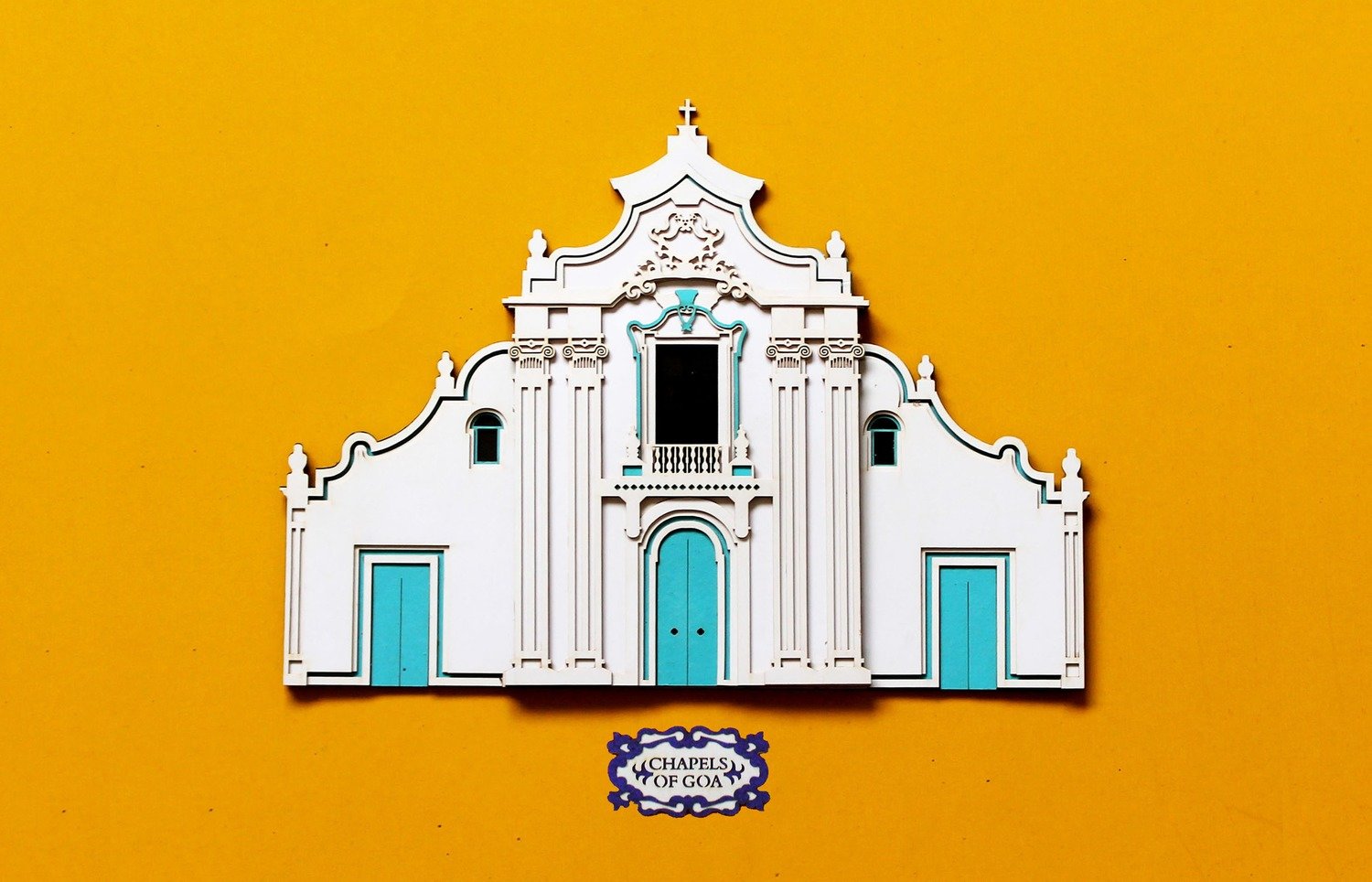 Chapel in Old Goa_Yellow