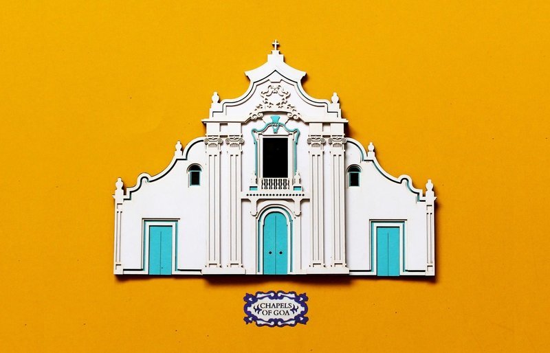 Chapel in Old Goa_Yellow