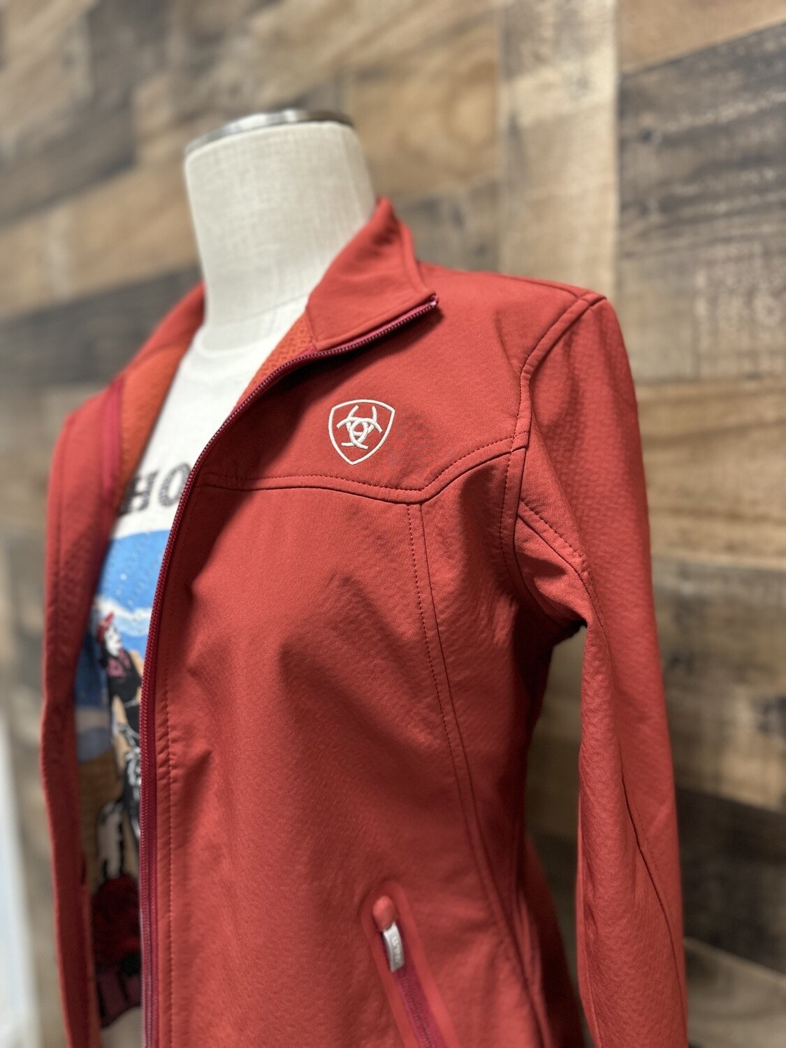 APAREJO TEAM SOFTSHELL ARIAT JACKET RED