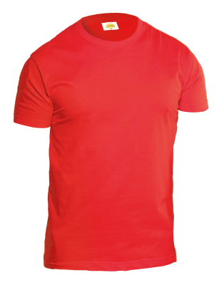 899ET T-shirt cotone tubolare rossa
