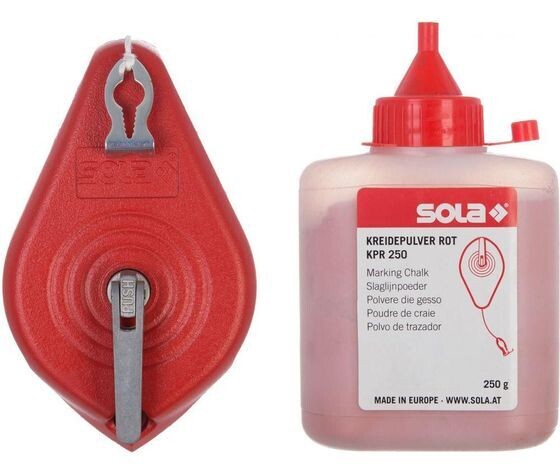 CLM 30 SET R Set tracciatore a filo 30 mt  con polvere rossa