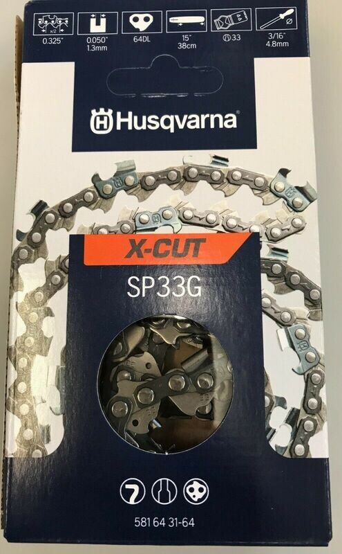Catena per motosega Husqvarna 325 1,3mm  X-CUT SP33G 64denti