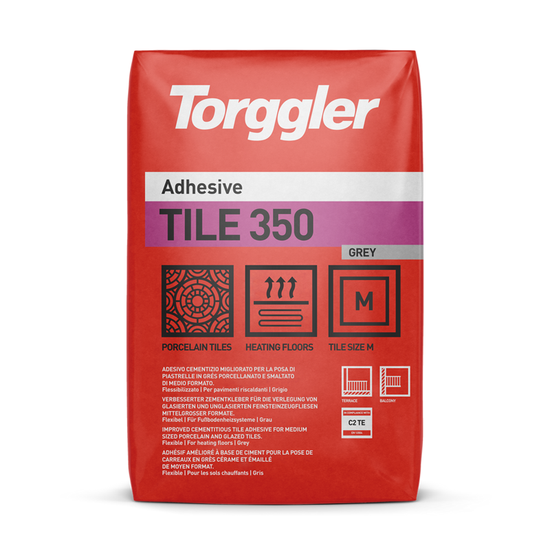 Adesivo cementizio in polvere TILE 350 Grigio conf. 5Kg