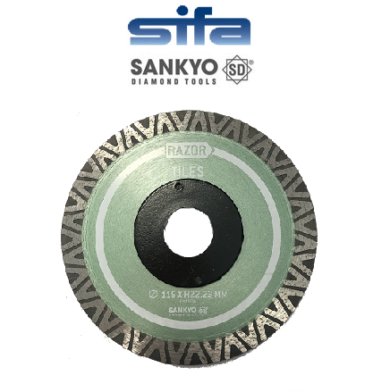 Disco diamantato SIFA razor tiles diametro 115 x h 22.23 mm