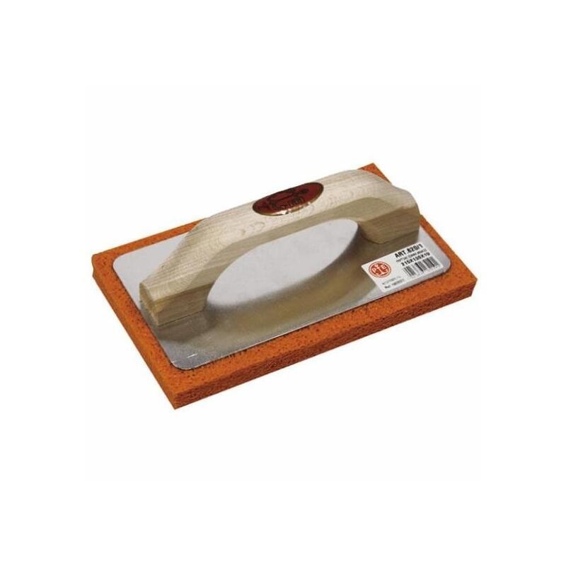 Frattone gomma morbida arancio da 14 mm per intonaci tradizionali