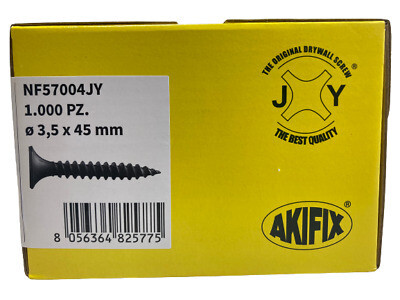 VITE AUTOFILETTANTE FOSFATATA NERA scatola 1.000 pezzi  ø 3,5 x 45 mm