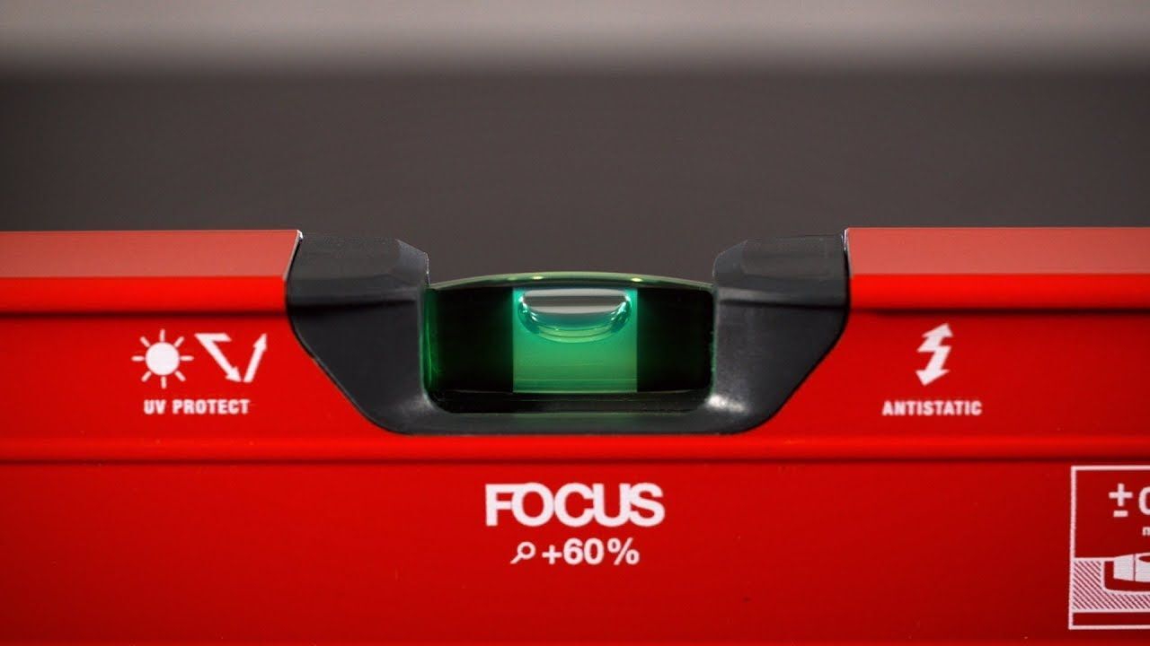 RED 3 Livella a bolla d'aria in alluminio SOLA