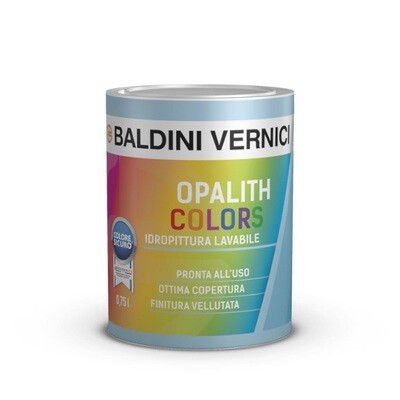Opalith colors BALDINI Idropittura lavabile da 0,75 lt + OMAGGIO Pennellessa 364 P 30