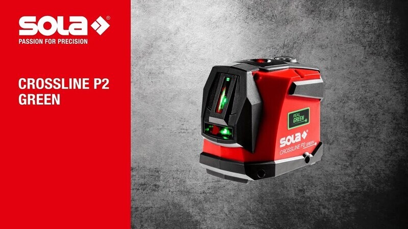 Laser AUTOLIVELLANTE Crossline P2 GREEN SOLA