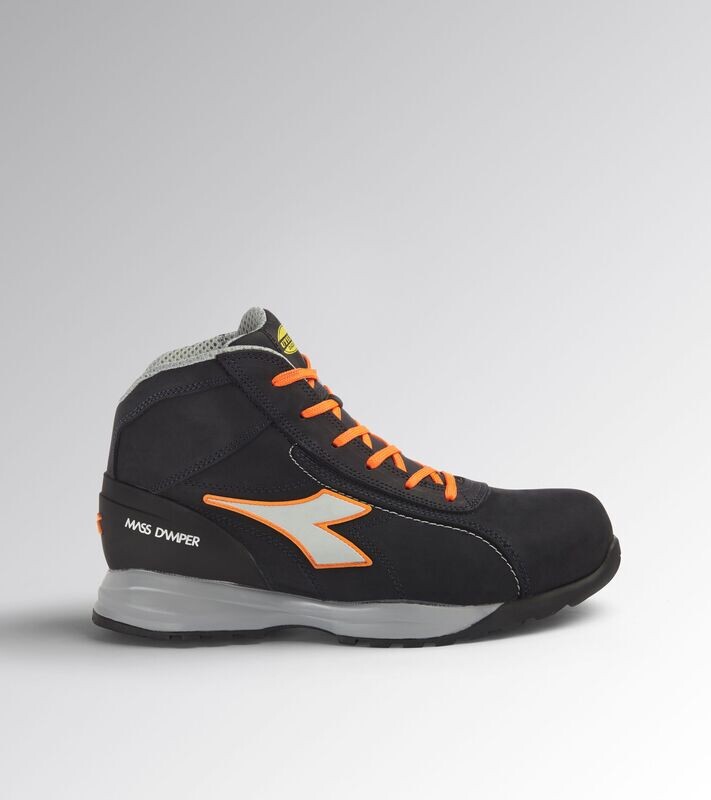 GLOVE MDS MID S3 blu scuro/arancio flu Calzatura antinfortunistica Diadora Utility
