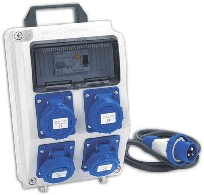 Quadro mobile ASC con 4 Prese
