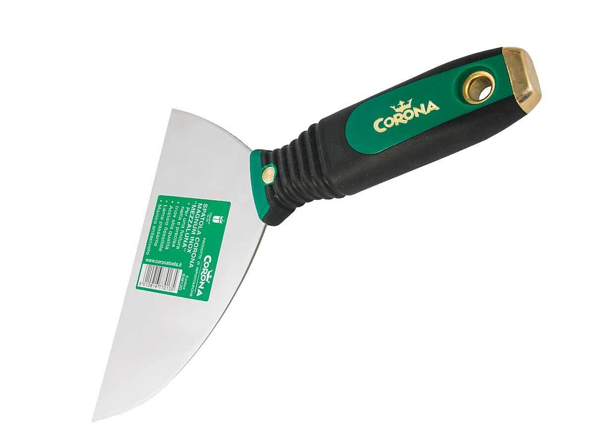 SPATOLA Corona Magnum Inox mezzaluna