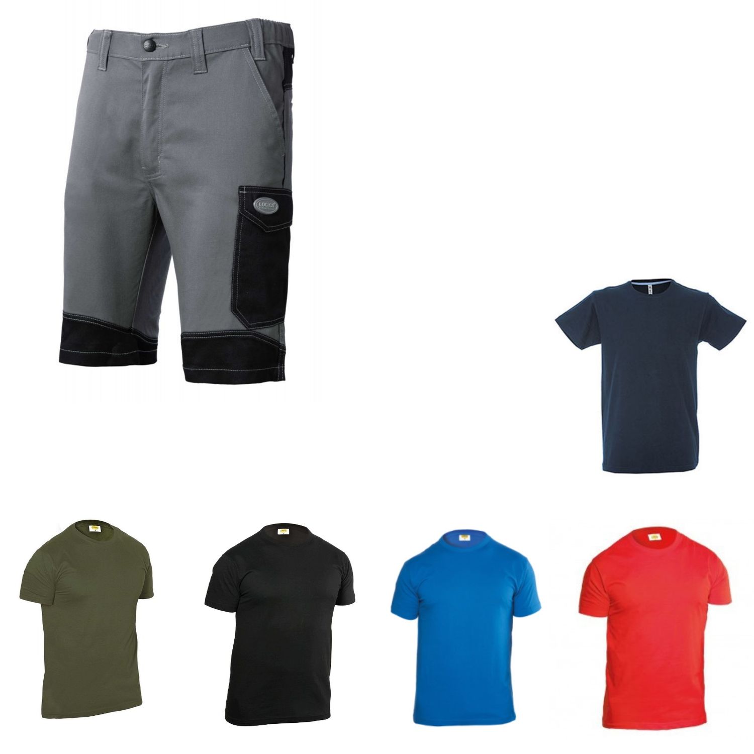 PACCHETTO PROMO BERMUDA DA LAVORO LOGICA ASTOR/2 1 T-SHIRT IN OMAGGIO