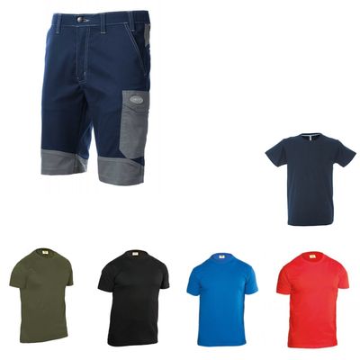 PACCHETTO PROMO  BERMUDA DA LAVORO LOGICA ASTOR/1 E 1 T-SHIRT IN OMAGGIO
