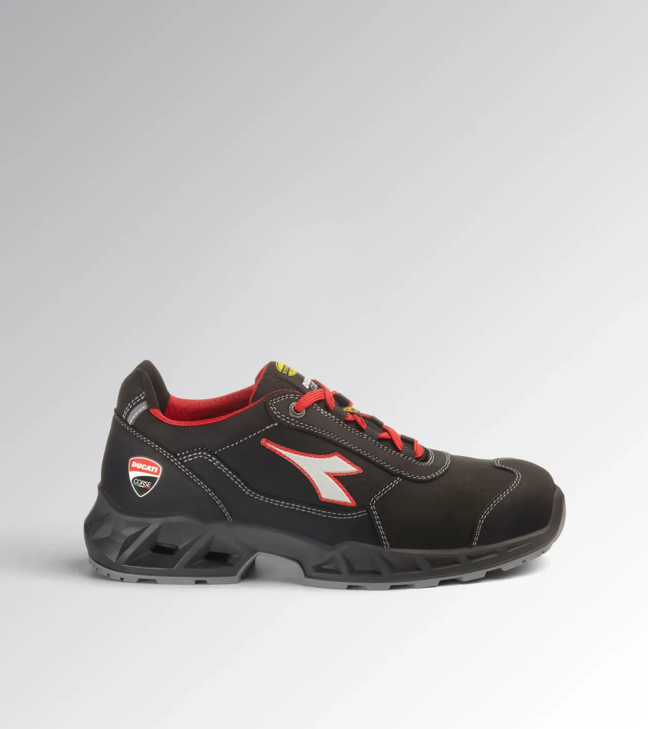 SHARK ENGINE LOW S3S nero/rosso (DUCATI EDITION)