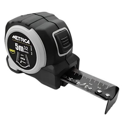FLESSOMETRO METRICA ALL BLACK DA 5 MT