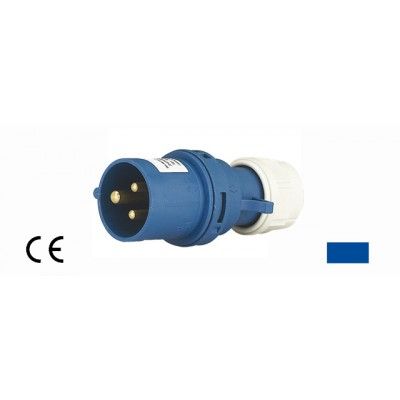 SPINA BLU CEE 2X16T 250V IP44 MP