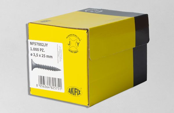 Vite autofilettante fosfata nera 3.5x35 AKIFIX
