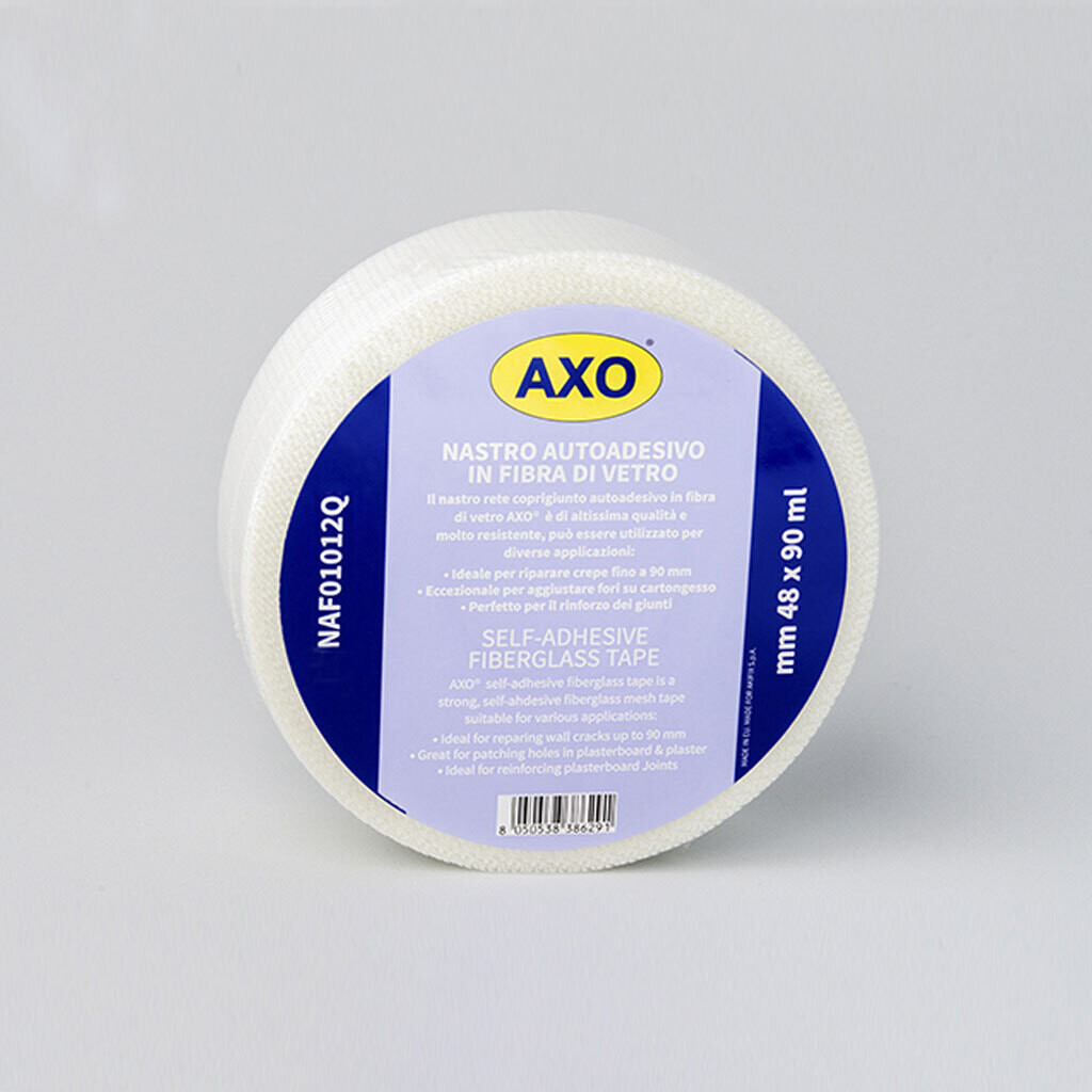 Nastro autoadesivo in fibra di vetro da 90 mt AXO AKIFIX Nastro autoadesivo in fibra di vetro da 90 mt AXO AKIFIX