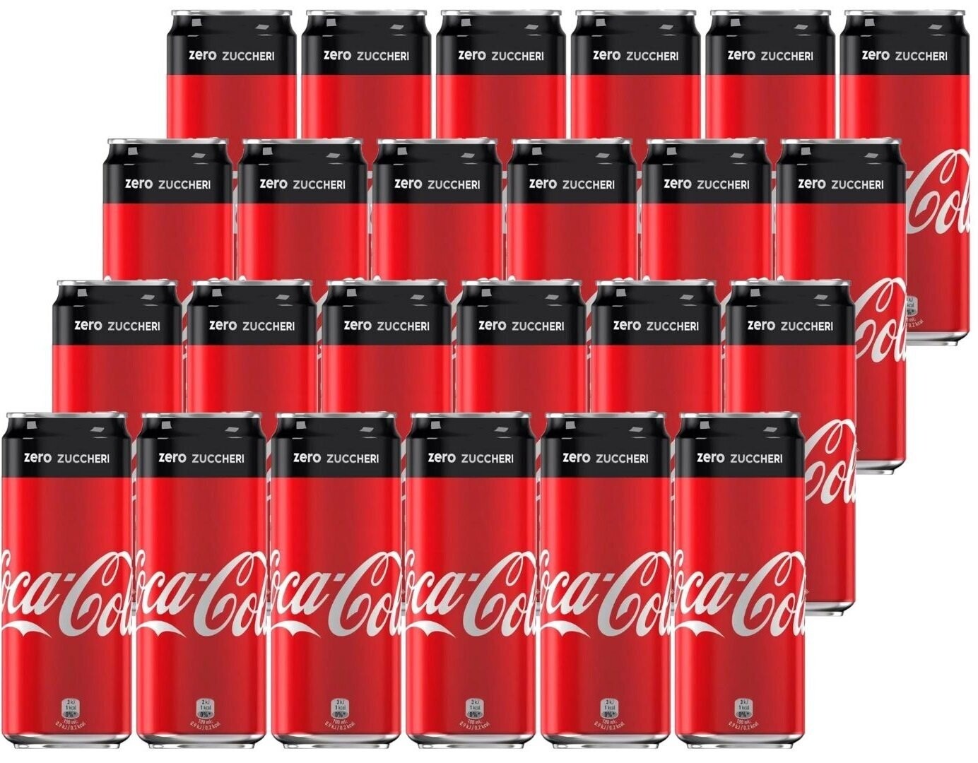 COCA COLA ZERO 33 CL LATTINA X 24 CF-