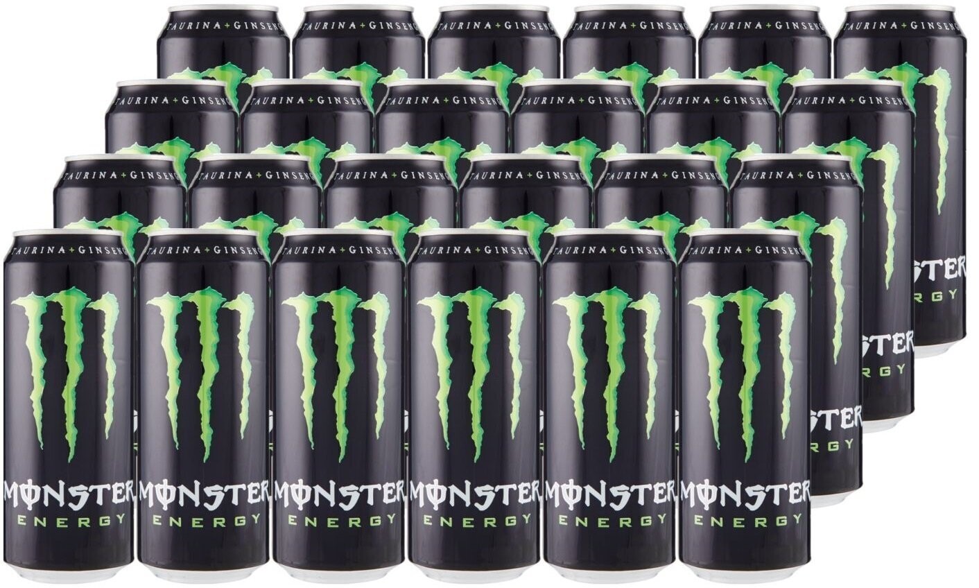 MONSTER ENERGY NERA BAFFO VERDE CL. 50 X 24 CF