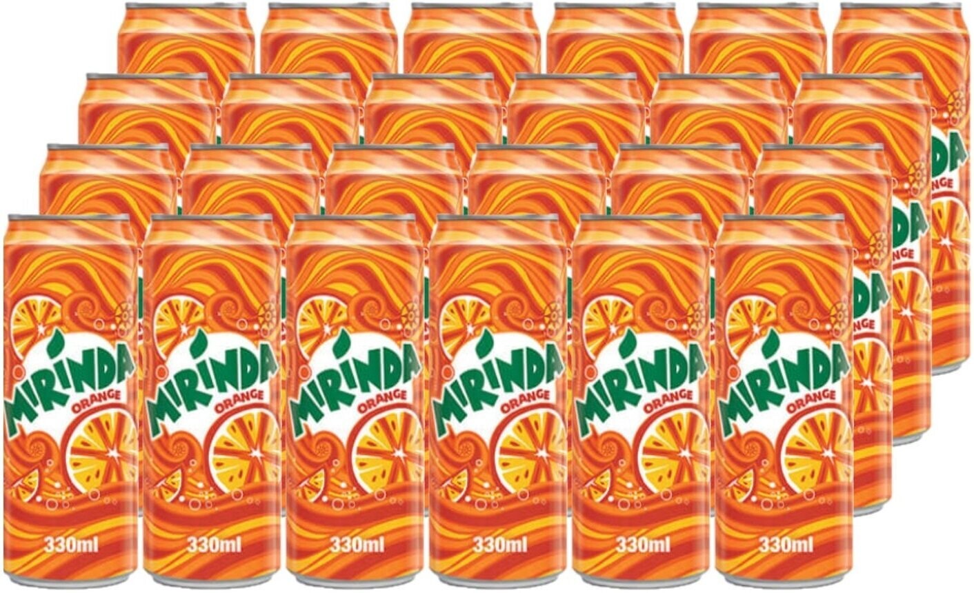 MIRINDA ORANGE 33 CL X 24 CF