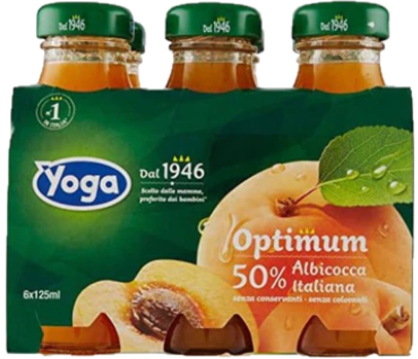 YOGA 125 ML X 6 - ALBICOCCA