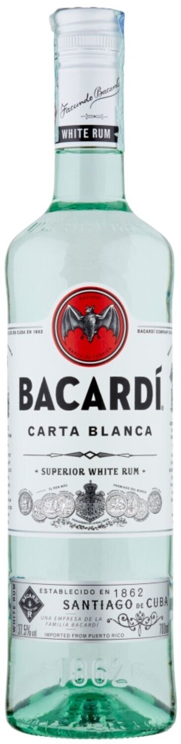 BACARDI RHUM CARTA BLANCA CL 70