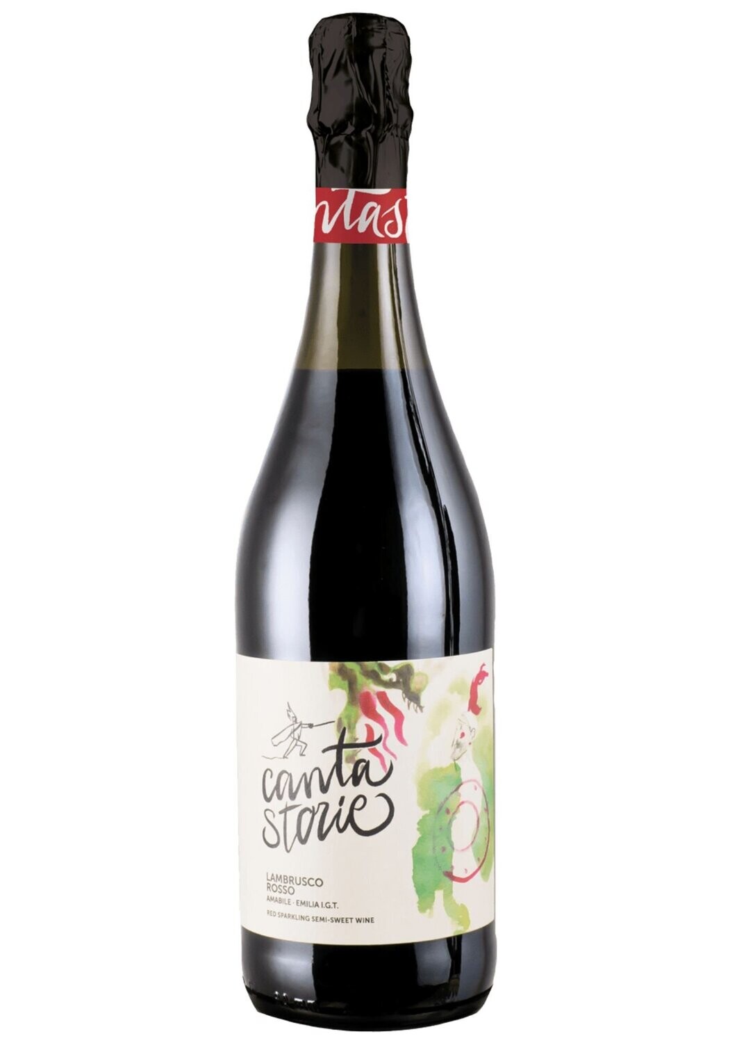 CANTASTORIC VINO LAMBRUSCO ROSSO LT 1,5
