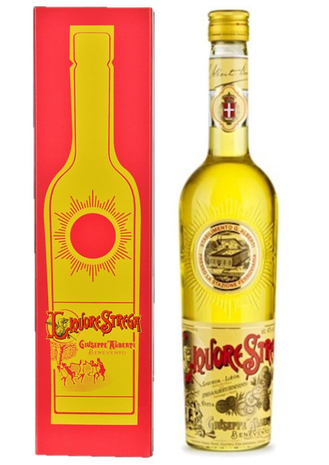 STREGA ALBERTI LIQUORE CL 70 SCATOLO