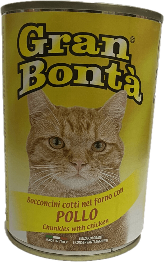 GRAN BONTA GATTO POLLO LATTINA GR. 400