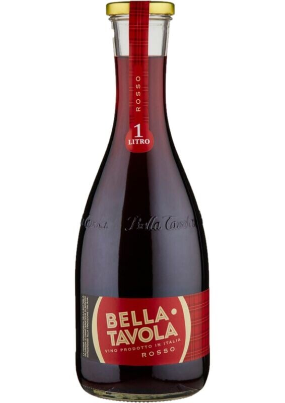 BELLA TAVOLA VINO CARAFFA ROSSO LT. 1