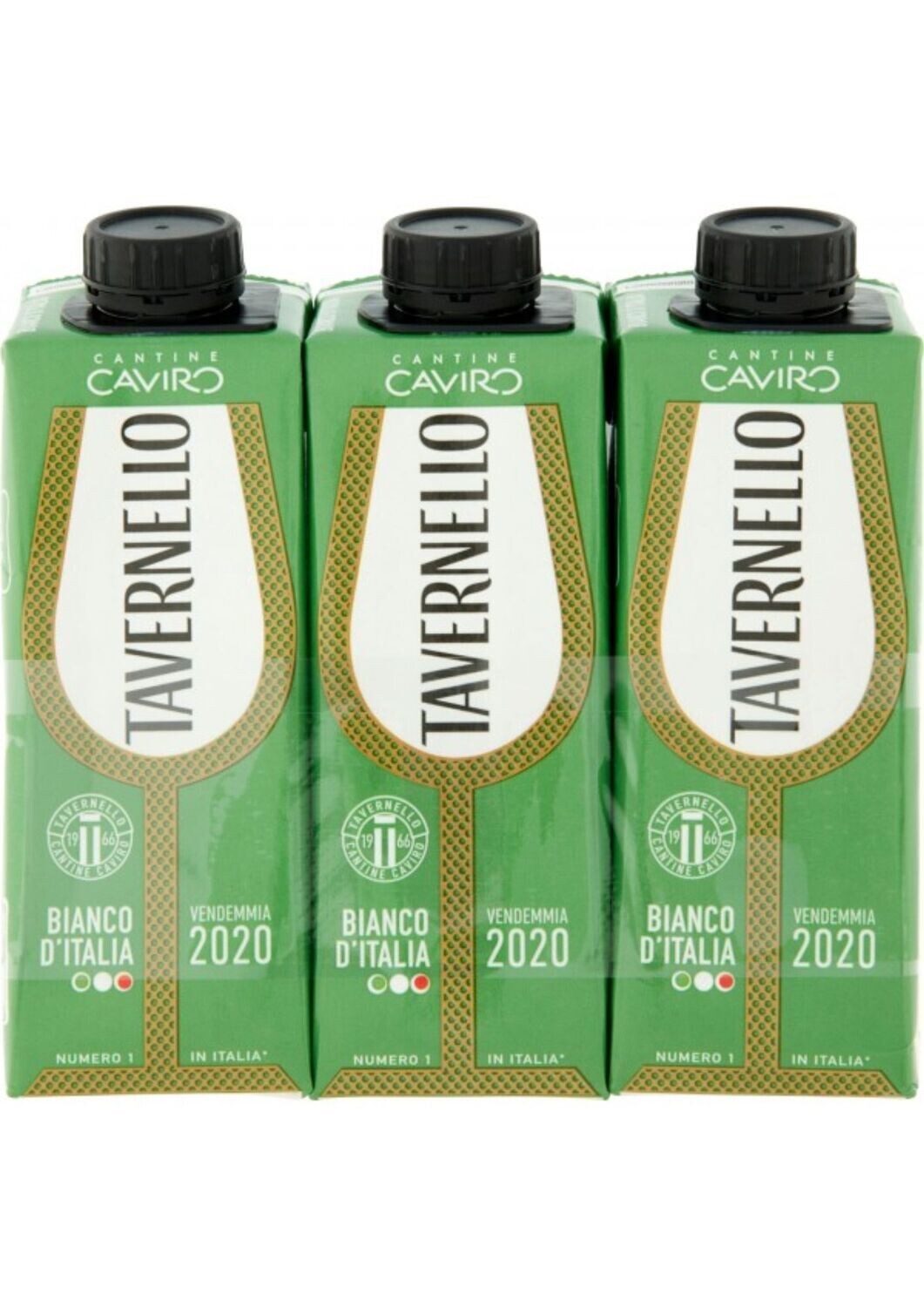 TAVERNELLO VINO BIANCO BRIK CL. 25 X3