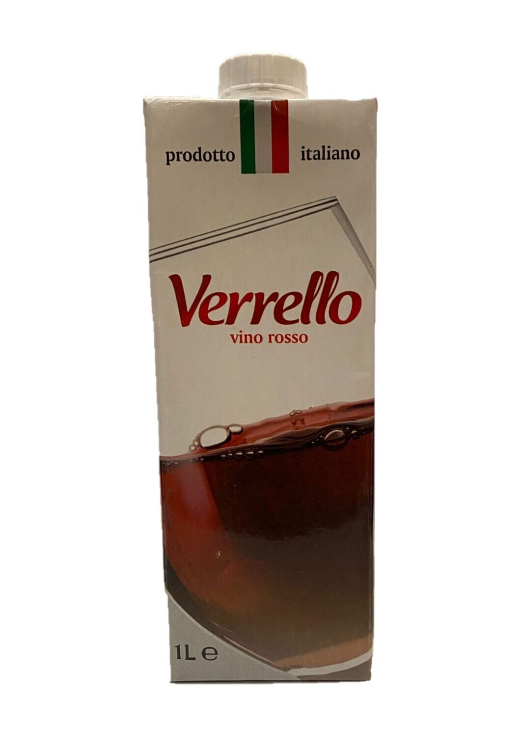 VERRELLO VINO ROSSO  BRIK 1 LT