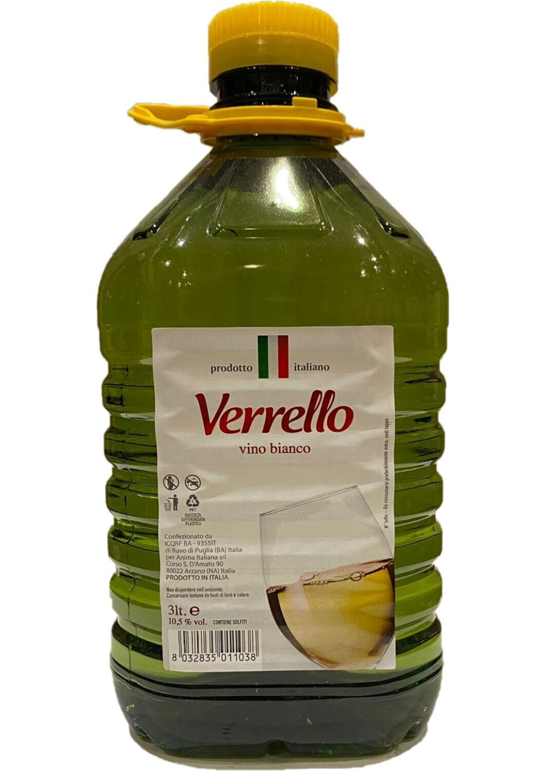 VERRELLO VINO BIANCO LT 3