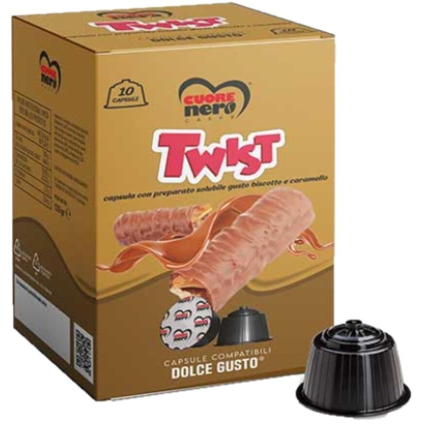 CUORE NERO CAFFE CAPSULE TWIST DA 10