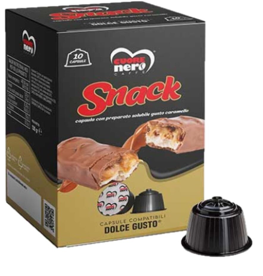 CUORE NERO CAFFE CAPSULE SNACK DA 10